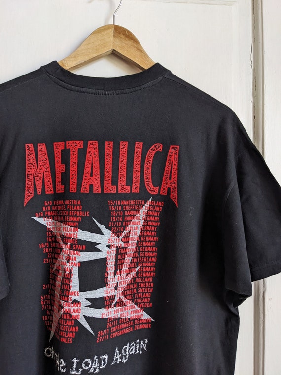 Vintage Metallica Merch T-Shirt 1996 On The Road … - image 4