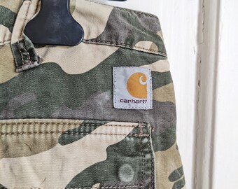 carhartt vintage Jorts 海外 camo 迷彩 city Vintage Carhartt Camouflage Shorts Camo 38 - Etsy