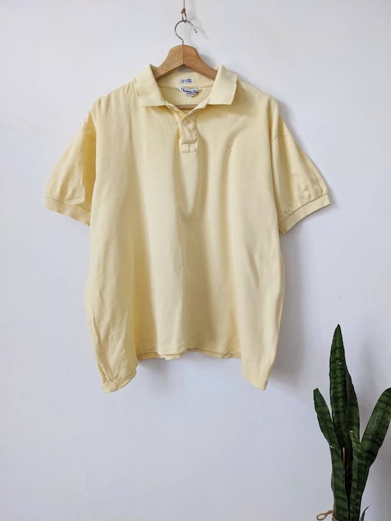 Vintage Christian Dior Monsieur Polo T-Shirt Shor… - image 2