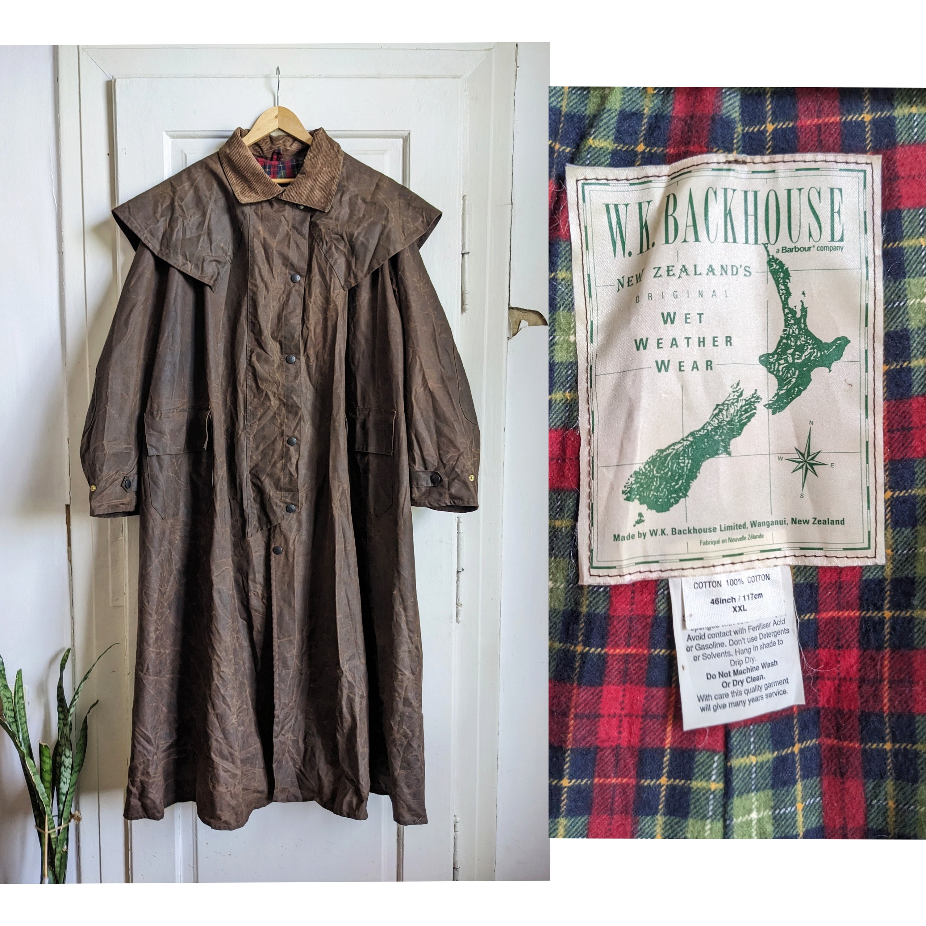 Vintage Barbour WK Backhouse Vintage Wax Coat Jacket Hunting Vintage Barbour WK Backhouse Vintage Wax Coat Jacket Hunting