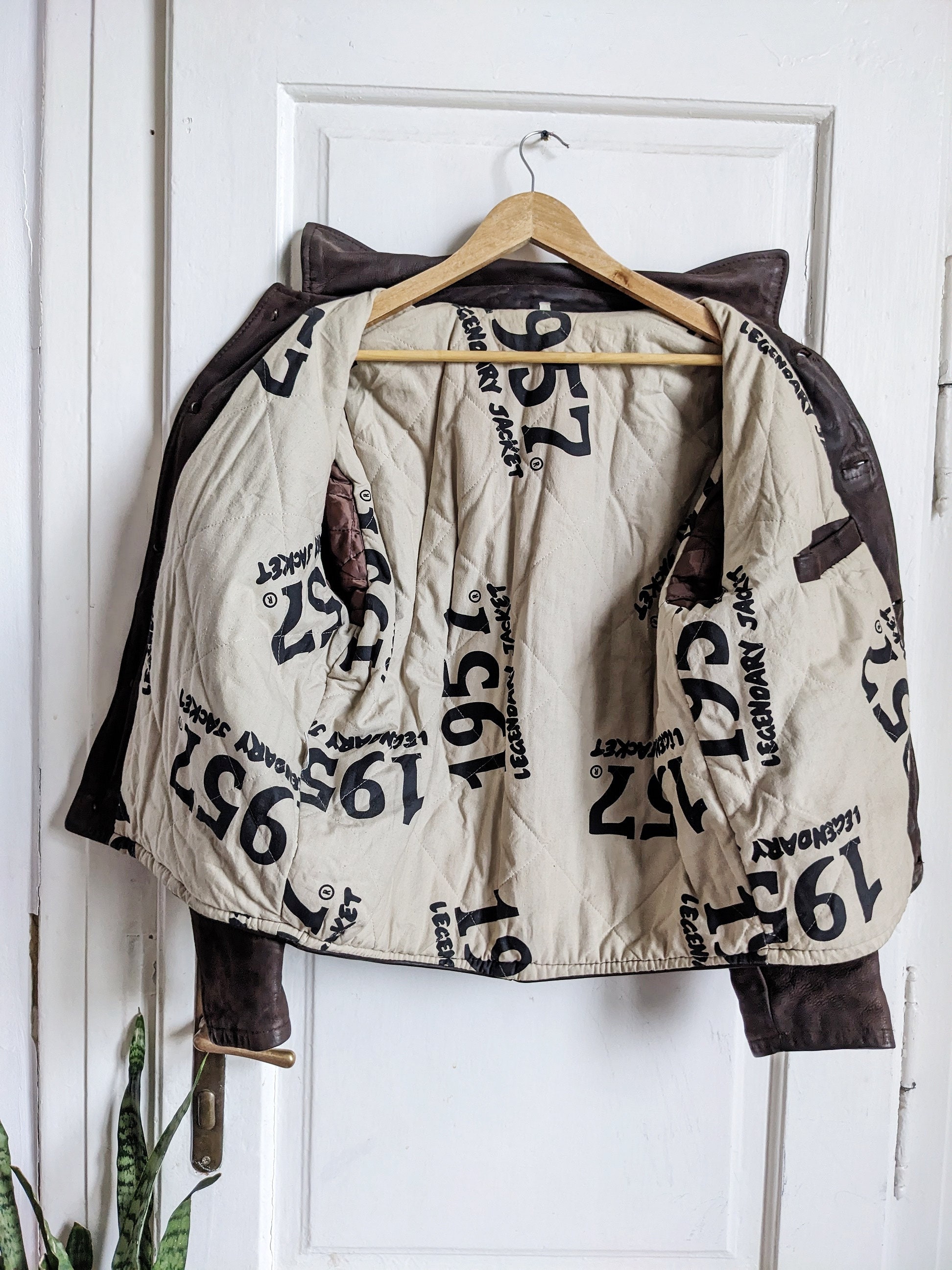 Vintage Leather Jacket 1957 Legendary Brown - Etsy Vintage Leather Jacket 1957 Legendary Brown - Etsy