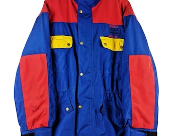 Vintage Gore Tex Jacke Bunte Wanderjacke Hahnenkamm 80er Jahre