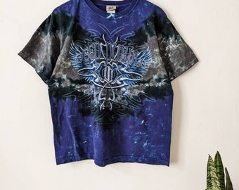 Deep Purple T-shirt Liquid Blue Merch Tie Dye - Etsy