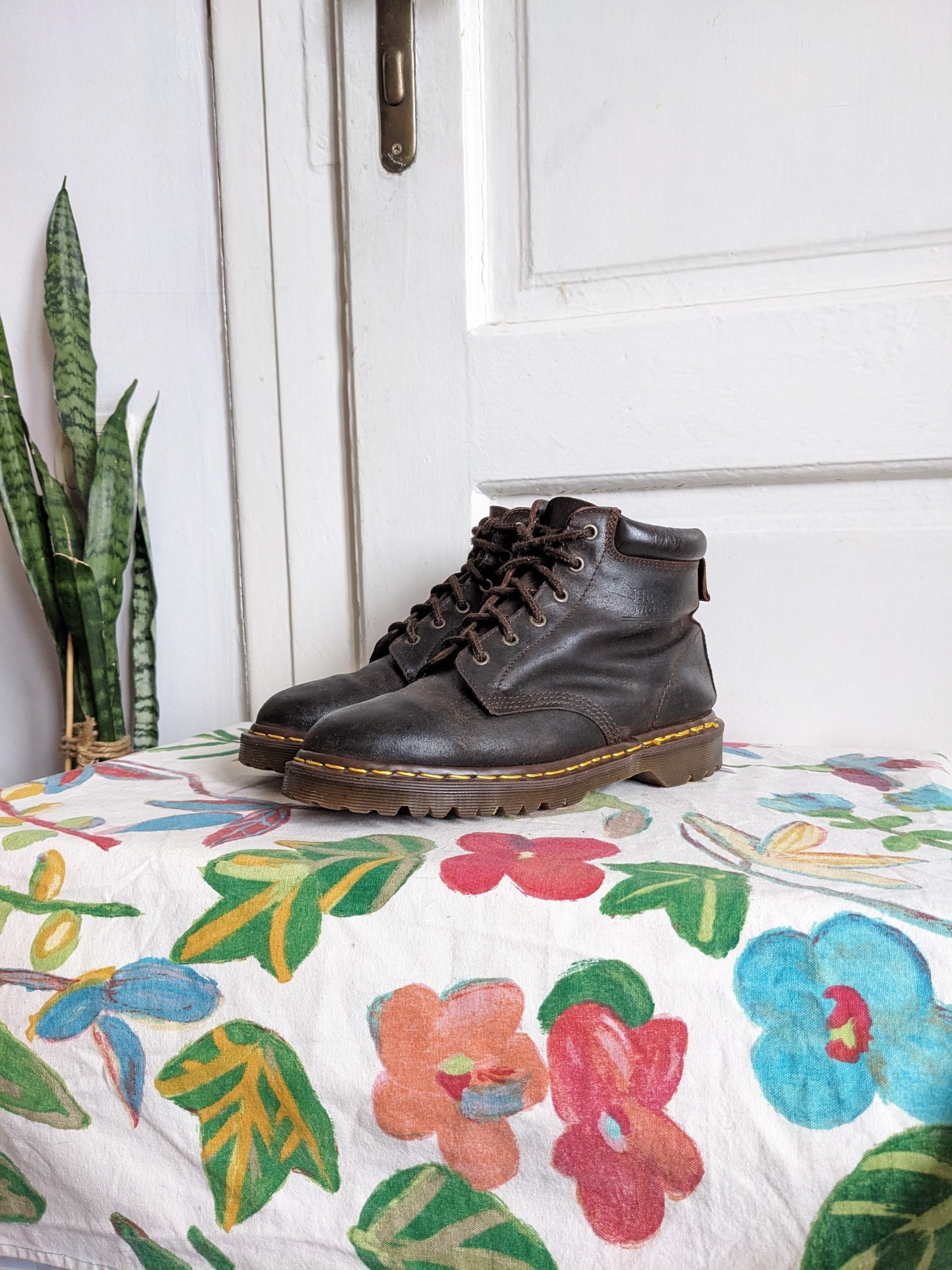 Vintage Doc Martens 939 Boots England Chunky Boots Etsy