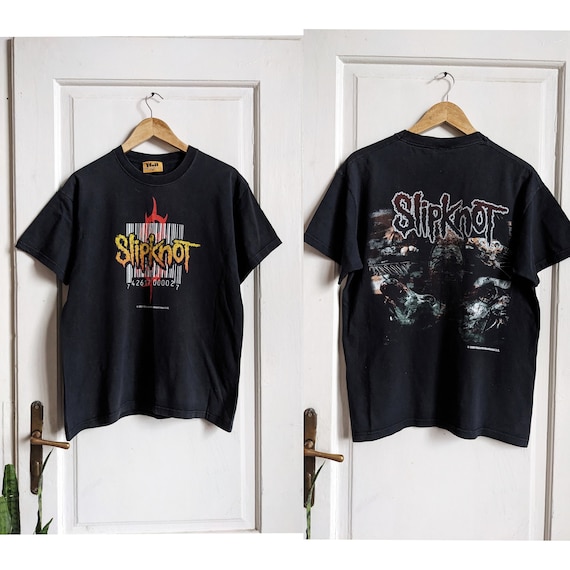 Vintage Slipknot 2001 Merch T-shirt Iowa - Etsy
