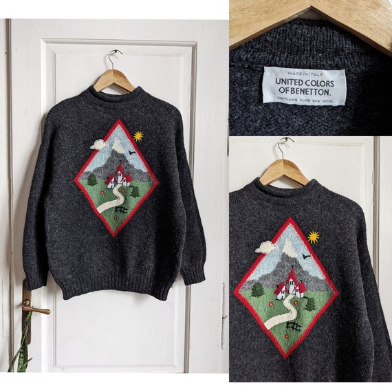 Benetton wool sweater discount