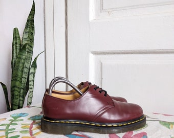 Doc Martens 1461 Leather Oxford Shoes Oxblood Dr. Martens - Etsy