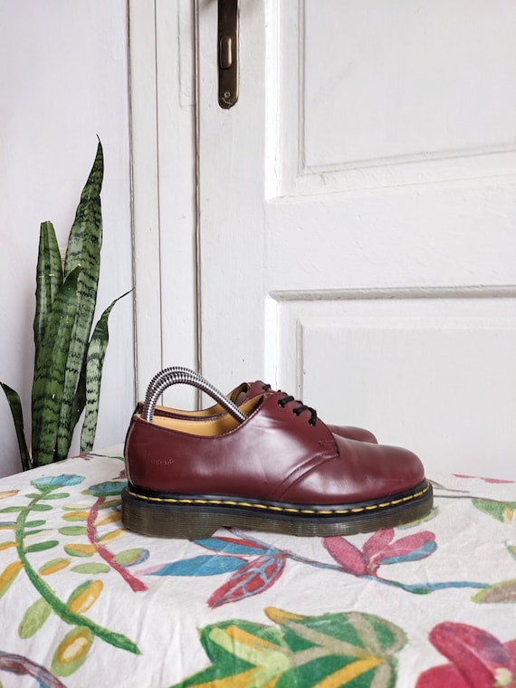 Doc Martens 1461 Leather Oxford Shoes Oxblood Dr. Martens - Etsy