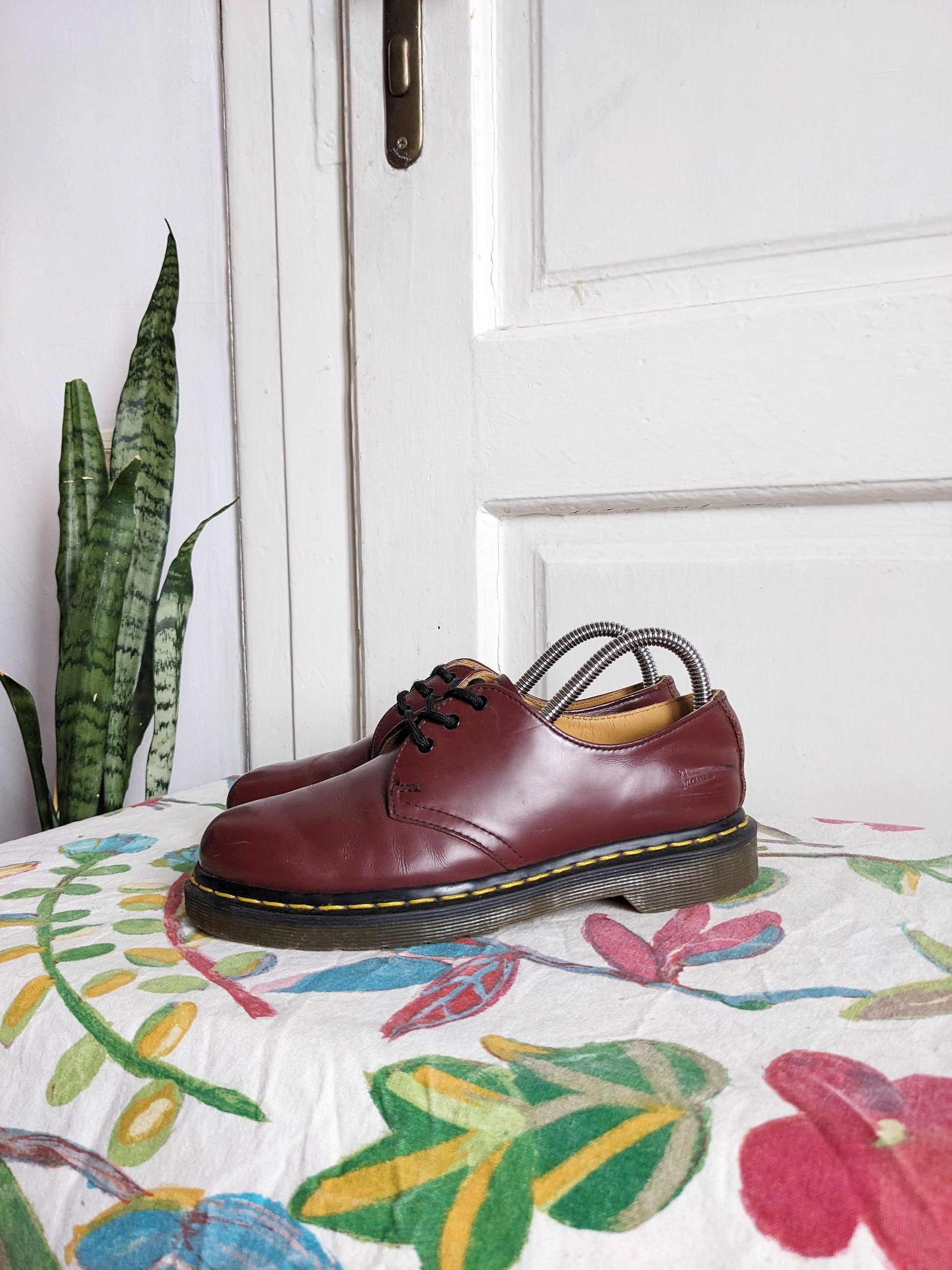 Doc Martens 1461 Leather Oxford Shoes Oxblood Dr. Martens - Etsy