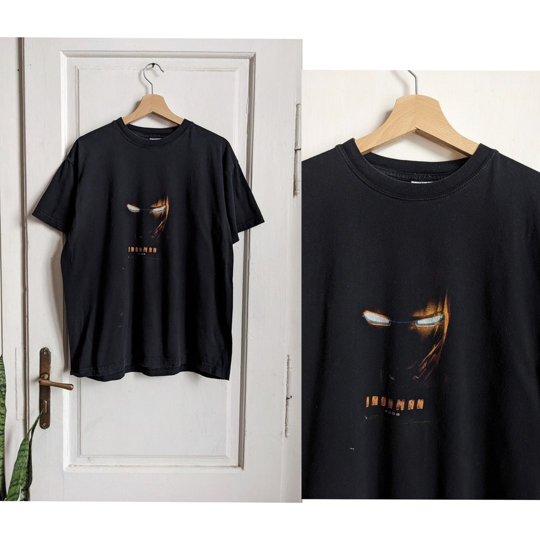 2000s Iron Man Movie Tshirt Merch Etsy
