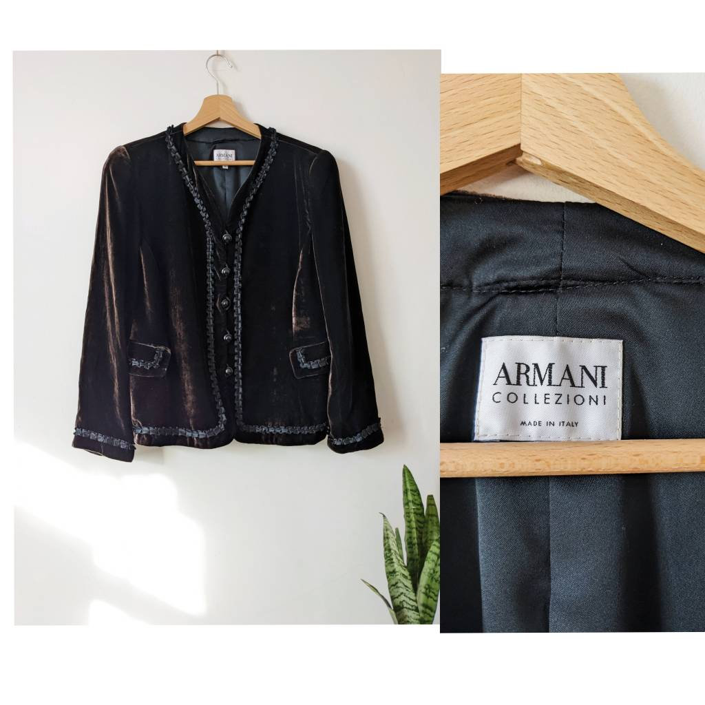 Armani Collezioni Coats, Jackets & Vests Leather Outer Shell for