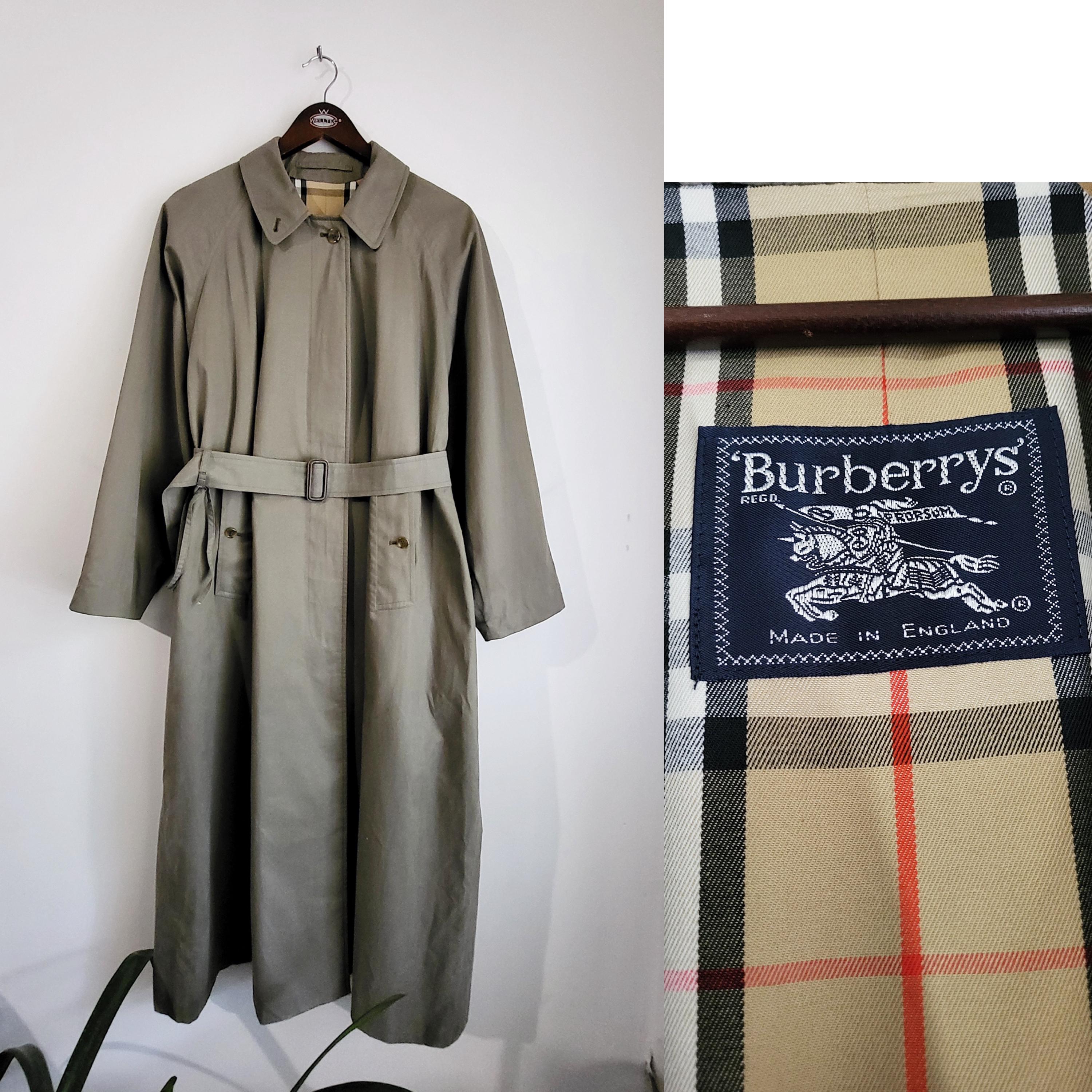 Vintage Burberry Trench - Etsy