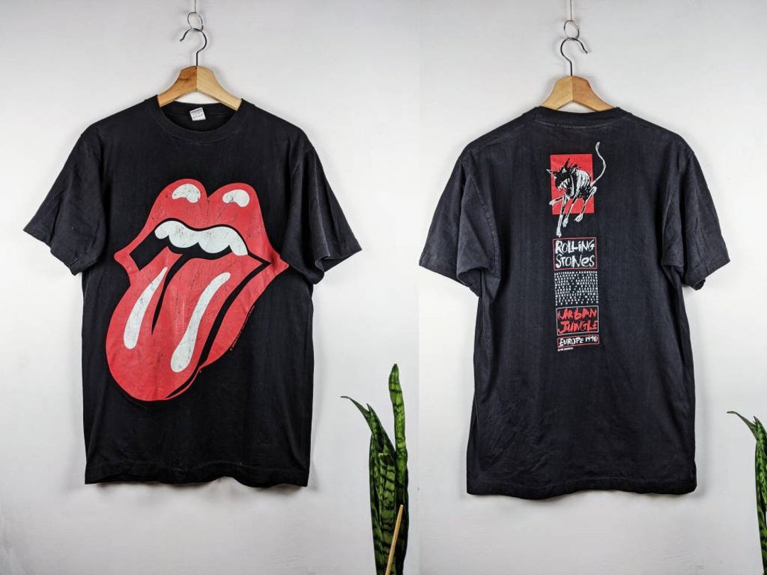 Vintage the Rolling Stones 1989 Merch Urban Jungle T-shirt Vintage the Rolling Stones 1989 Merch Urban Jungle T-shirt
