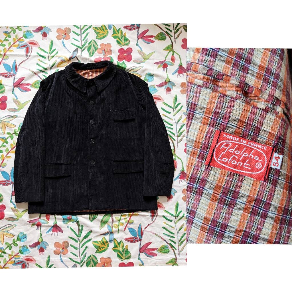 Vintage 60s-70s Adolphe Lafont Corduroy Work Jacket France Vintage 60s-70s Adolphe Lafont Corduroy Work Jacket France