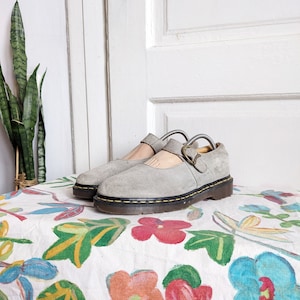Dr Martens Vintage Mary Janes 90's, Size UK 6-7 Black Waxy