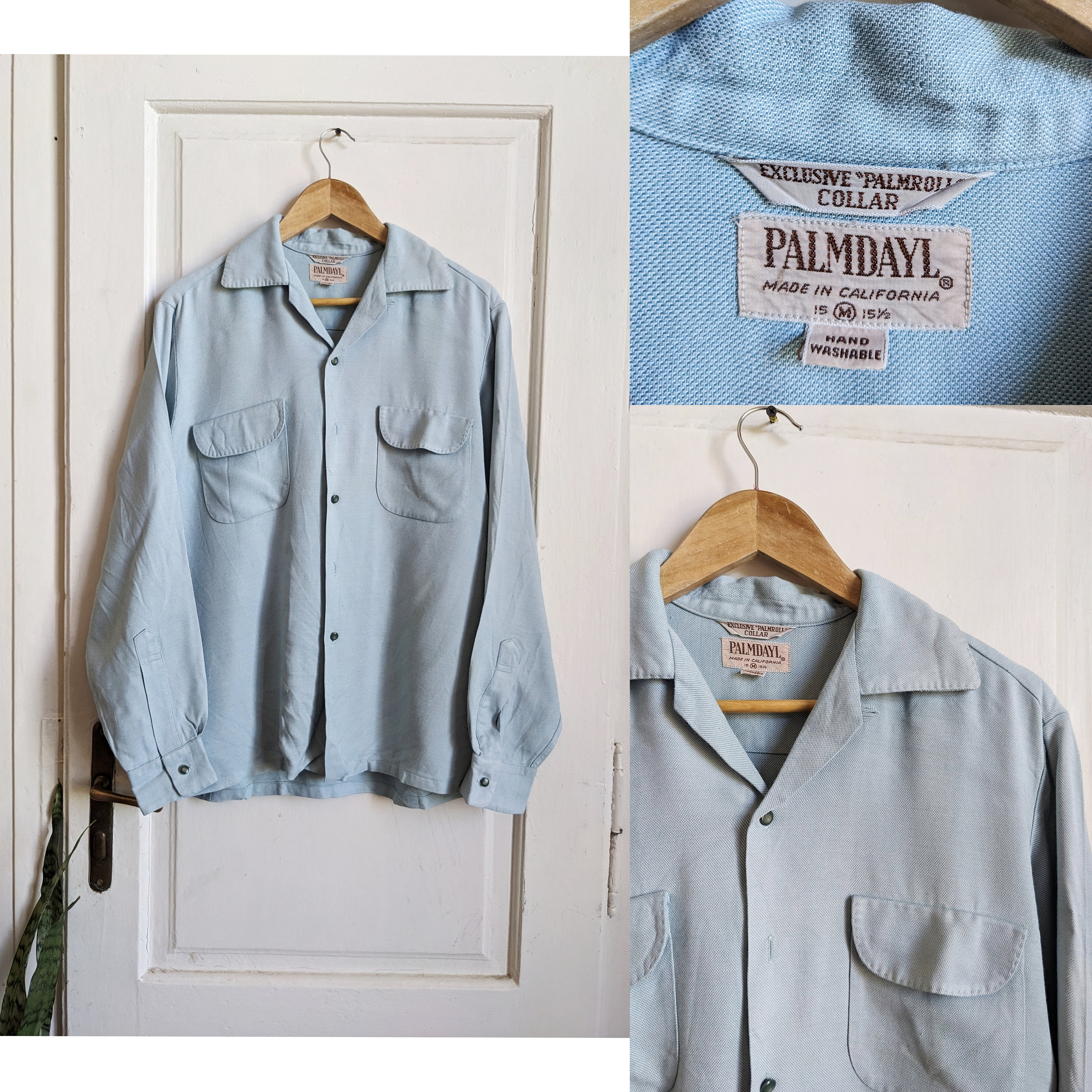 Mens 1950s Vintage Gabardine Shirts - Etsy Mens 1950s Vintage Gabardine Shirts - Etsy