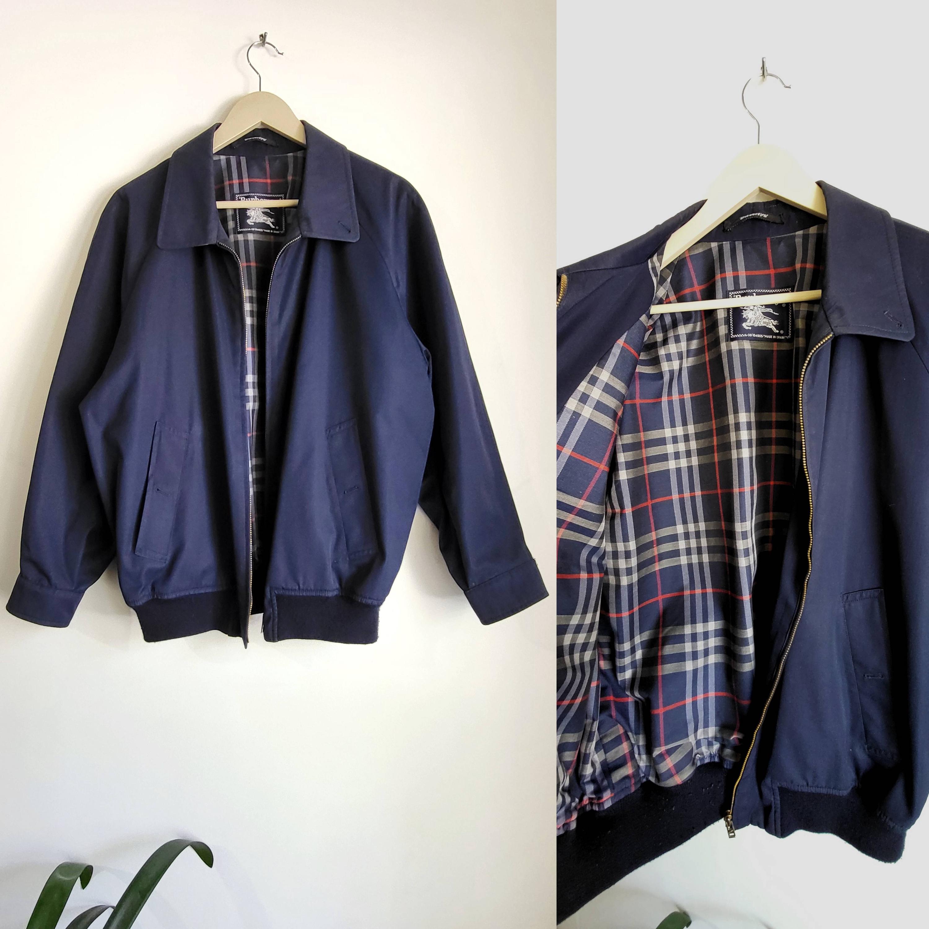ぴ*屋様 vtg Burberry short wool Harrington vtg Burberry
