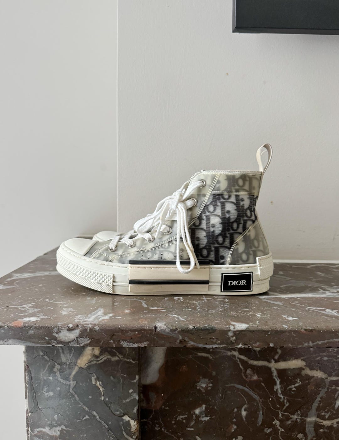 dior monogram high top sneakers