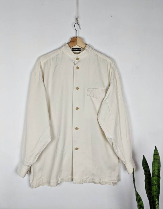 Vintage Issey Miyake Shirt Japanese Designed Cotto