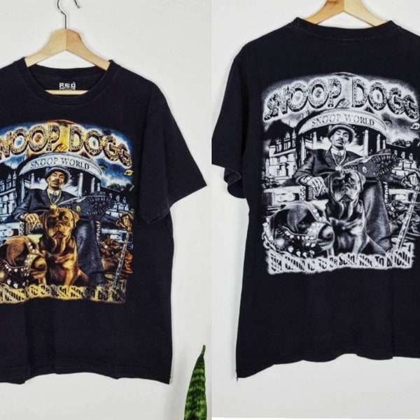 Vintage Snoop Dogg Merch T-Shirt No Limit Da Spiel ist zu verkaufen, nicht zu sagen 90er Jahre Retro Double Side Over Print