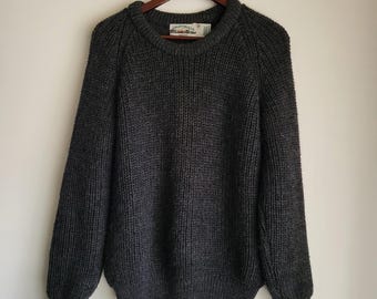 Vintage Irish Aran Crafts Sweater Knit