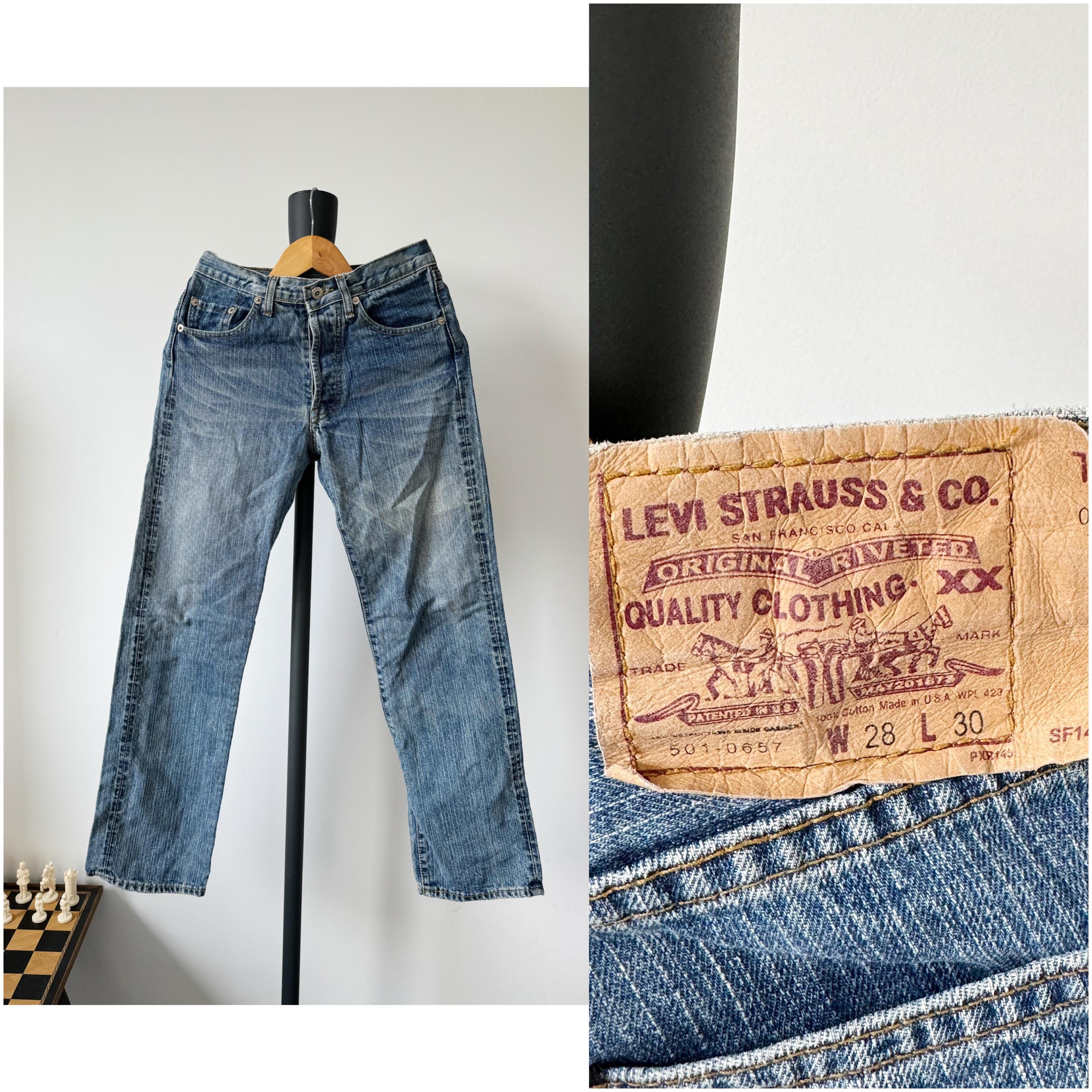 Vintage Levi's 501 - 0657 Big E Red Label - Etsy Vintage Levi's 501 - 0657 Big E Red Label - Etsy