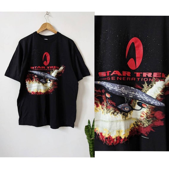 Vintage Star Trek 1994 T-shirt Generations Movie Merch - Etsy Vintage Star Trek 1994 T-shirt Generations Movie Merch - Etsy