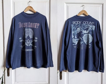 BODY COUNT バンドtシャツ 1992年 ビンテージ　ICE-T Vintage 90s 1992 BODY COUNT Cop Killer Image American Metal Band