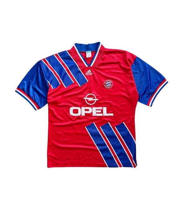 Vintage Bayern Munich 1994/95 Home Opel Jersey Soccer's 90s