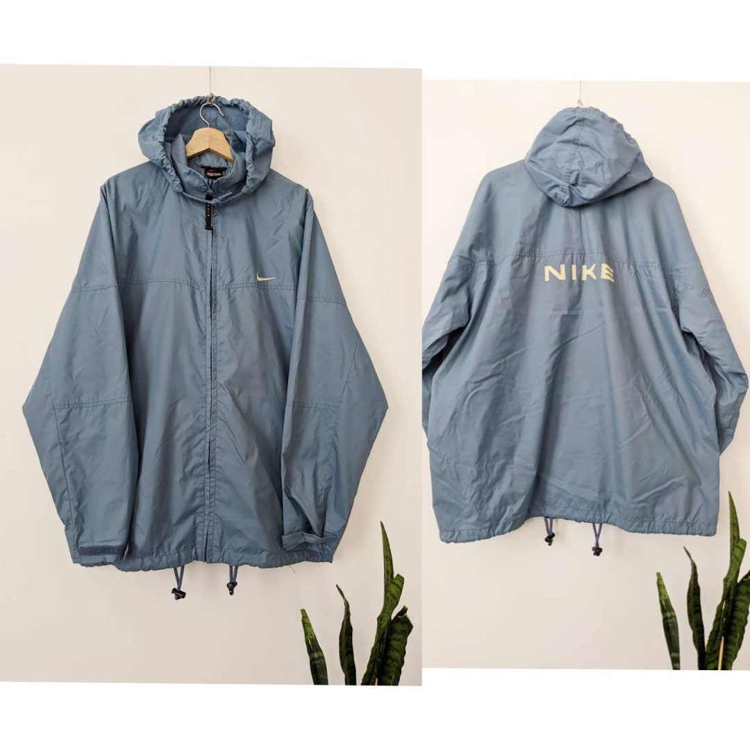 Vintage Nike Jacke Schwarz Tag Usa 90er Jahre Swoosh