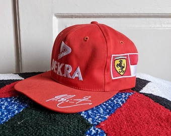 ヴィンテージ　フェラーリ　キャップ ヴィンテージ デクラ フェラーリ シューマッハ ベースボール