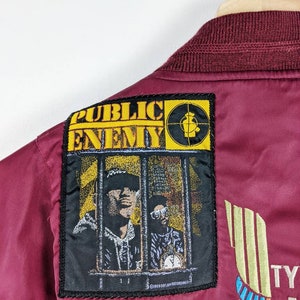 Vintage Uniform Type A 1 USA Nylon Jacket Public Enemy image 5