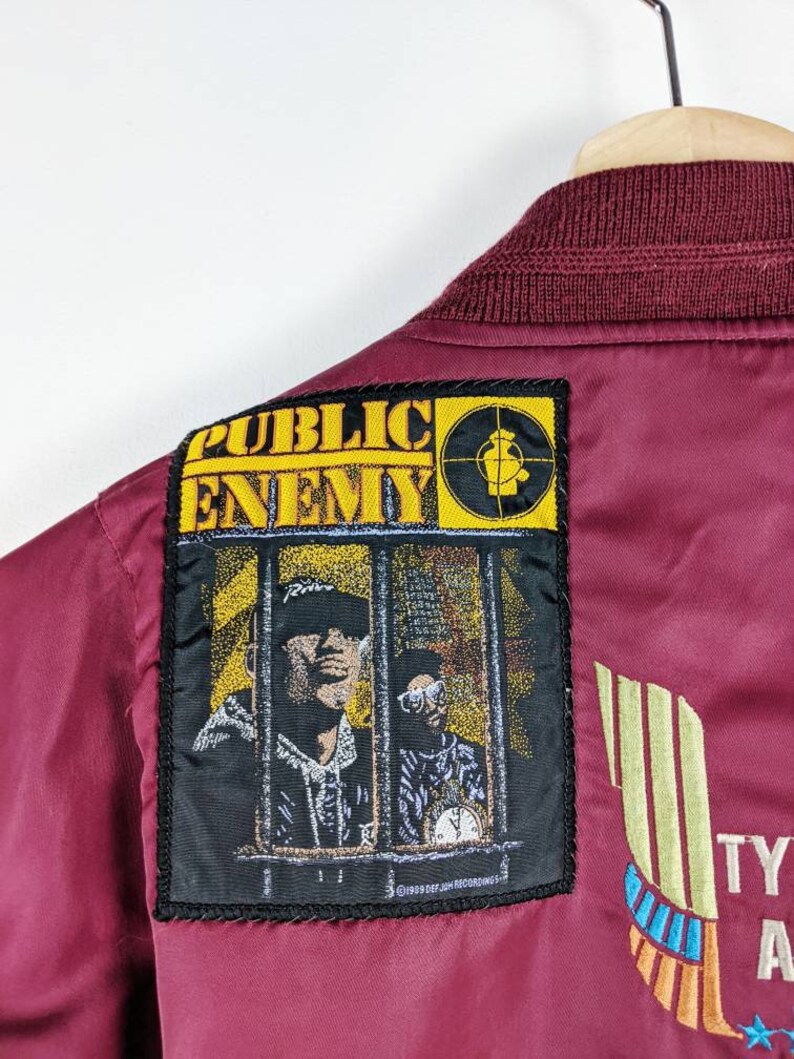 Vintage Uniform Type A 1 USA Nylon Jacket Public Enemy image 5