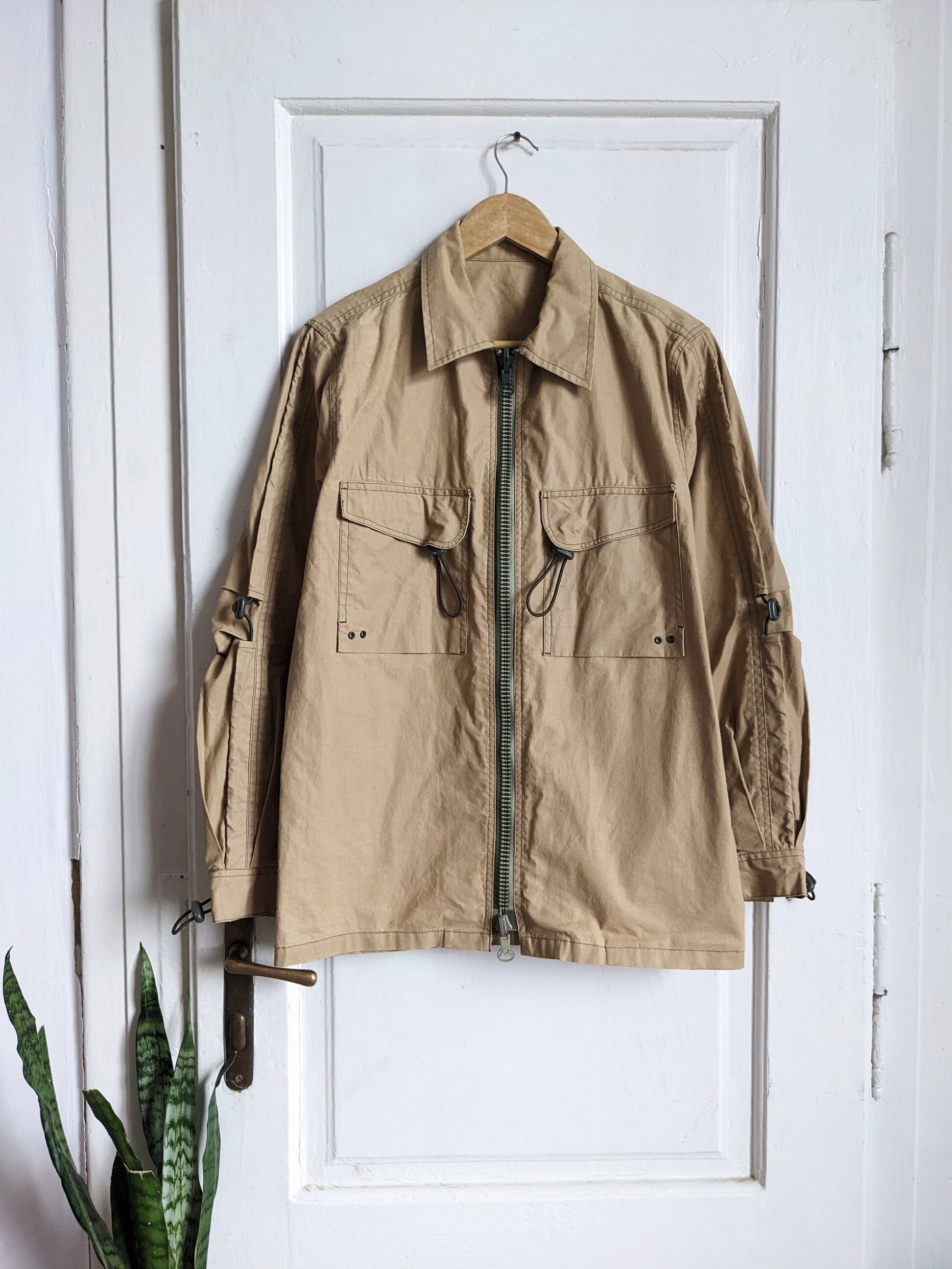 Vintage 1999 Maharishi Asymmetric Zip Up Jacket Size M