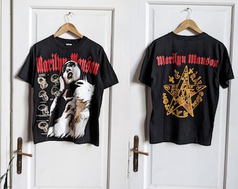 Marilyn Manson ヴィンテージ Lサイズ Vintage Marilyn Manson Tee L - Etsy