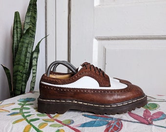 Vintage Dr. Martens 3989/59 Brogue Wingtip Oxfords Shoes - Etsy Canada
