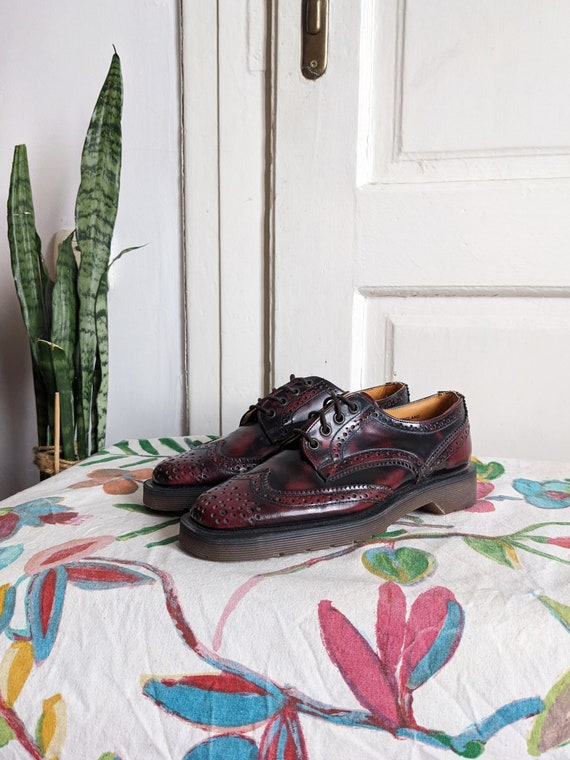 Dr martens sales oxblood brogues