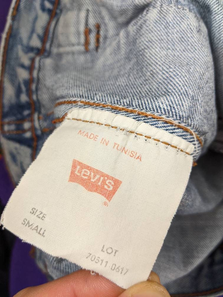 Vintage Levi's Denim Jacket Silver Tab Retro Jeans - Etsy