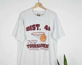 Vintage Basketball T-shirt District 4A Tournrament 1994 Arkansas NBA USA