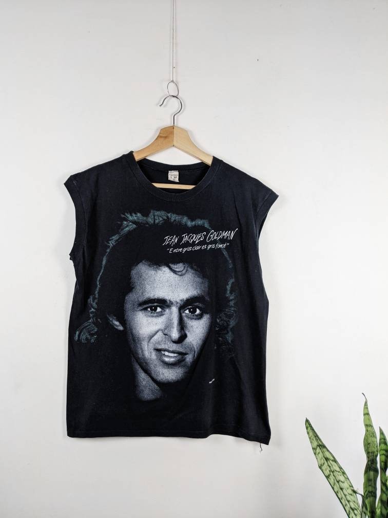 Vintage Jean Jacques Goldman Merch T shirt des ann es 80 France