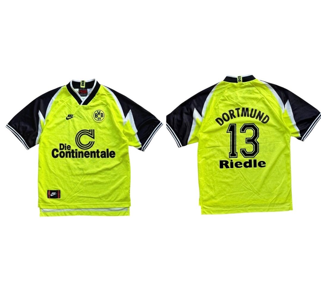 Vintage Borussia Dortmund Jersey 1995/96 Home – Original Nike/90s