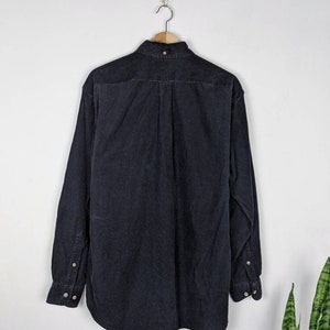 Vintage Faconnable Shirt Black Velvet Albert Goldberg - Etsy