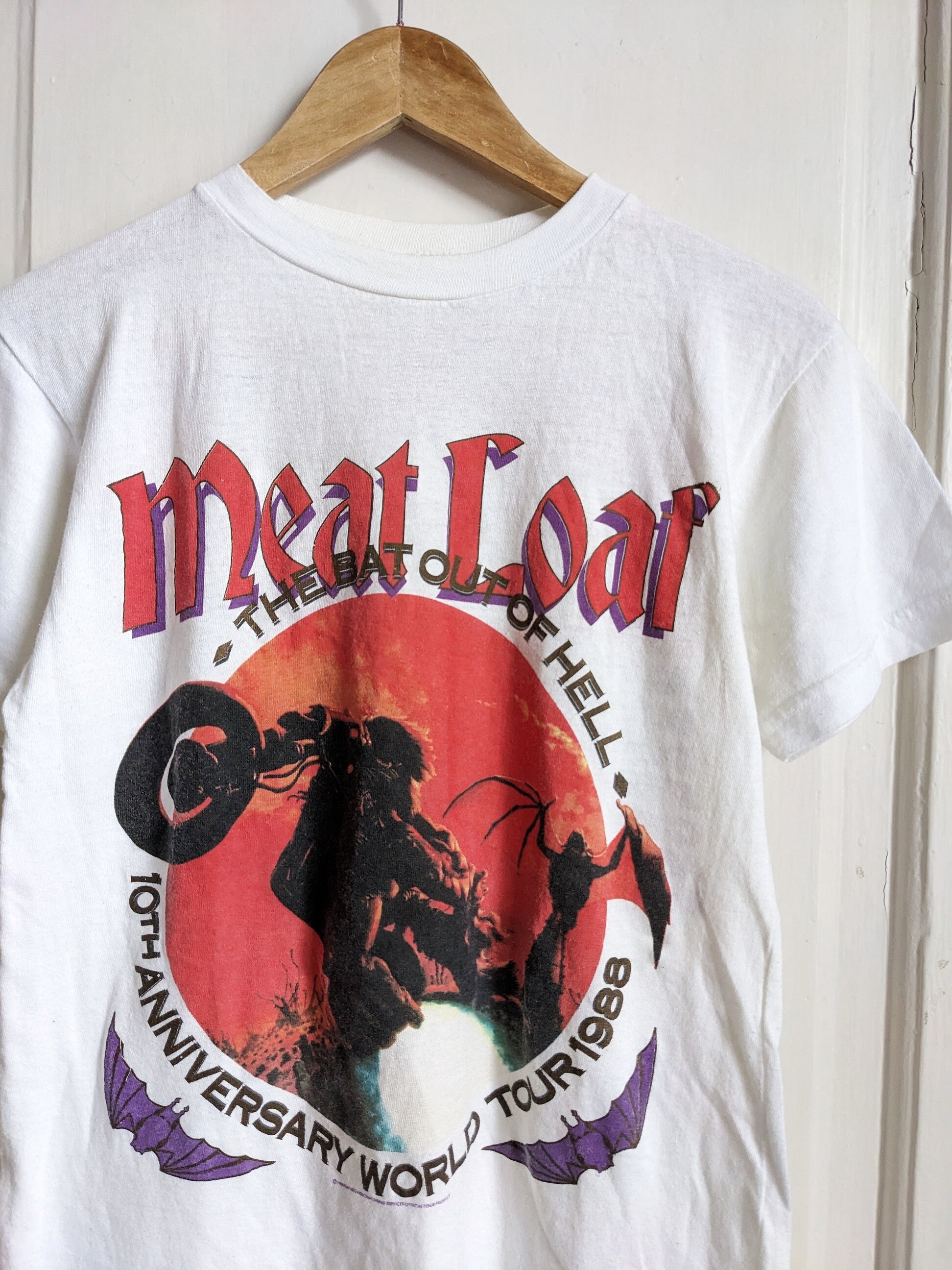 Vintage Meat Loaf 1988 Tour Merch T-shirt - Etsy