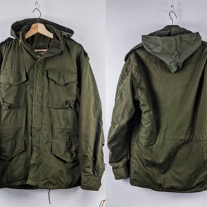 Vintage Military Jacket M65 Cold Weather Field Jacket Man's 7989/9794 ...