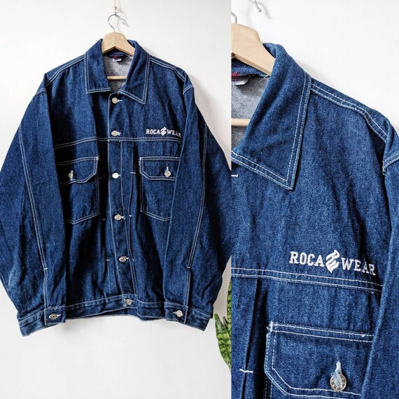 Vintage Rocawear Denim Jacket Hip Hop 