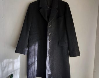 Vintage Burberrys Wool Coat Cashmere Blend - Etsy