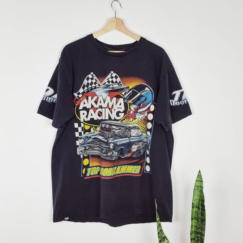 Vintage Akama Racing Tshirt Raceway Racing Merch Etsy