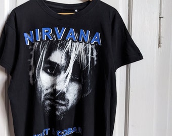Vintage Nirvana Merch T-shirt Kurt Cobain 90s Note - Etsy Vintage Nirvana Merch T-shirt Kurt Cobain 90s Note - Etsy