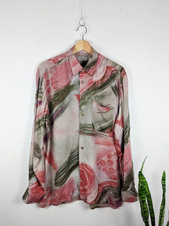 tight at the waist Vintage French sleeveless fluid heart-masked dress sundam dress in multicolored viscose cotton