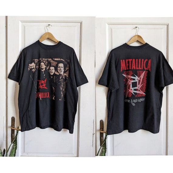 Vintage Metallica Merch T-Shirt 1996 On The Road … - image 1